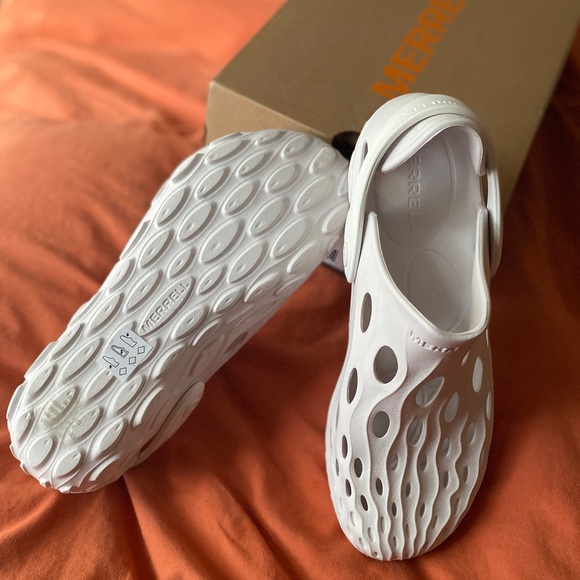 NWB Womens 8.5 Merrell White Hydromocs - Picture 12 of 13